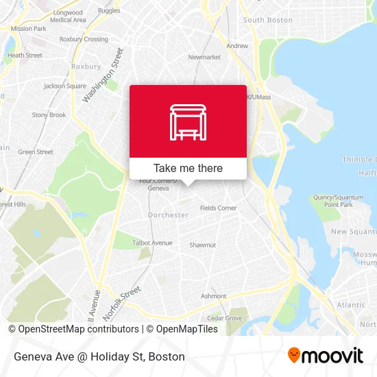 Mapa de Geneva Ave @ Holiday St