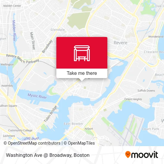 Mapa de Washington Ave @ Broadway