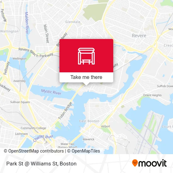 Mapa de Park St @ Williams St