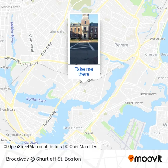 Mapa de Broadway @ Shurtleff St