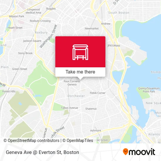 Mapa de Geneva Ave @ Everton St