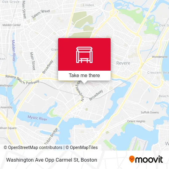 Mapa de Washington Ave Opp Carmel St