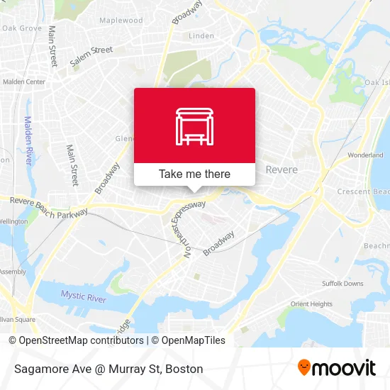 Sagamore Ave @ Murray St map