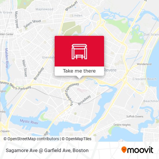 Sagamore Ave @ Garfield Ave map