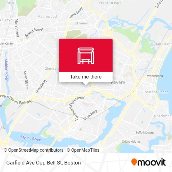 Garfield Ave Opp Bell St map