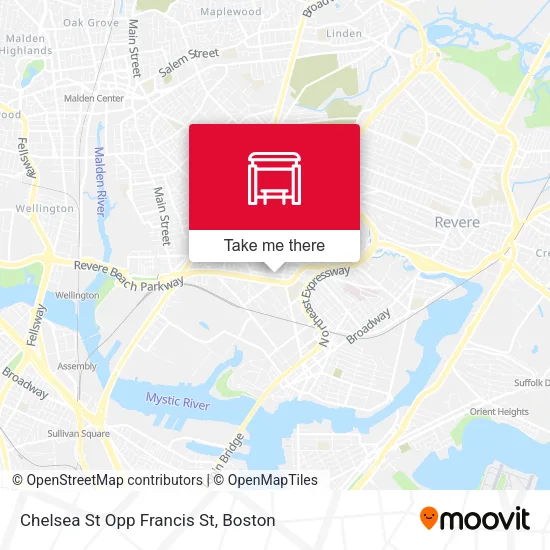 Mapa de Chelsea St Opp Francis St