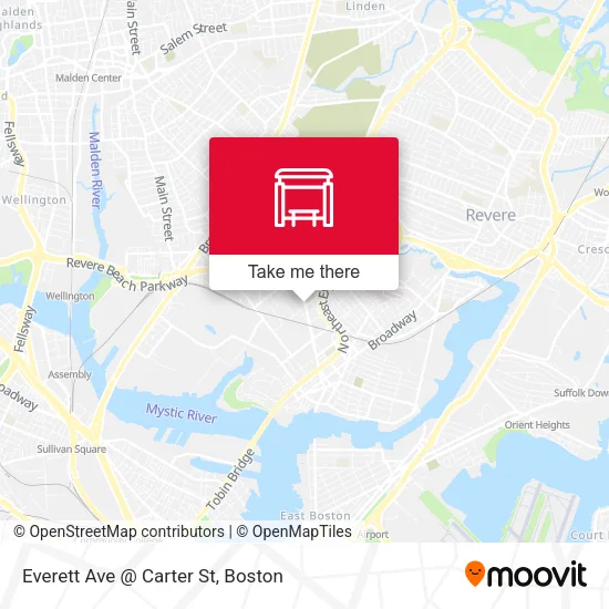 Everett Ave @ Carter St map
