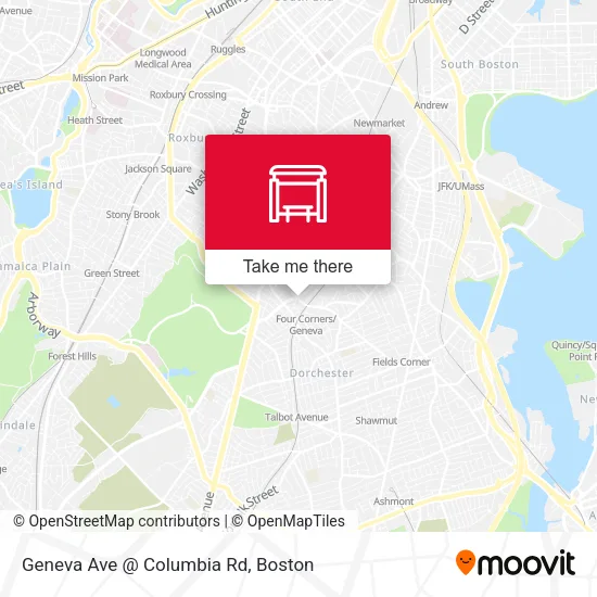 Mapa de Geneva Ave @ Columbia Rd