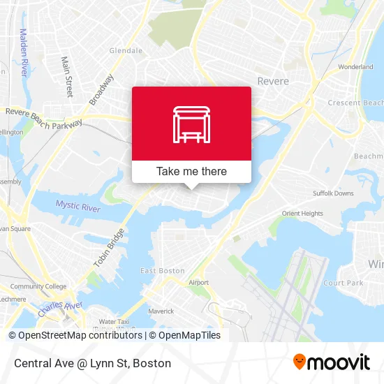 Mapa de Central Ave @ Lynn St