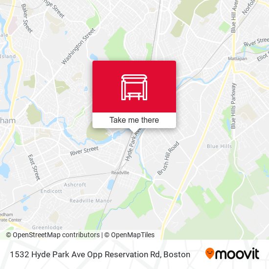 Mapa de 1532 Hyde Park Ave Opp Reservation Rd