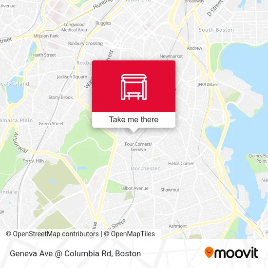 Mapa de Geneva Ave @ Columbia Rd
