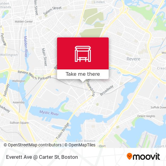 Mapa de Everett Ave @ Carter St