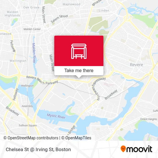 Chelsea St @ Irving St map