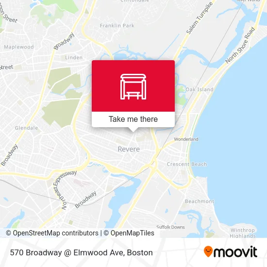 Mapa de 570 Broadway @ Elmwood Ave