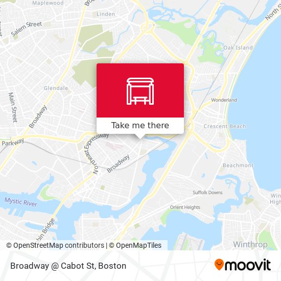 Mapa de Broadway @ Cabot St