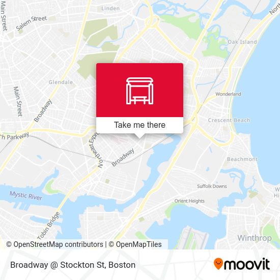 Mapa de Broadway @ Stockton St