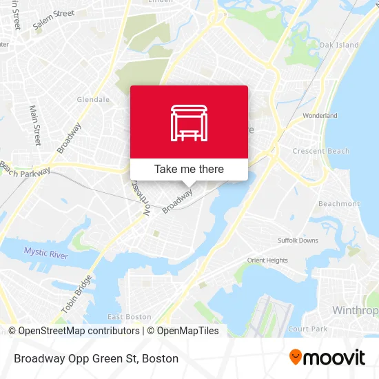 Broadway Opp Green St map