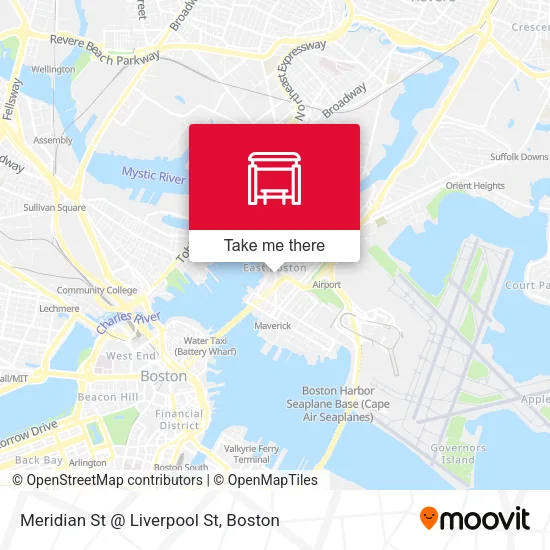 Mapa de Meridian St @ Liverpool St