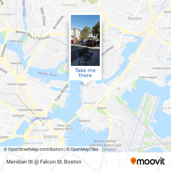 Meridian St @ Falcon St map