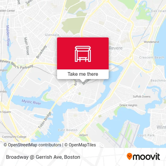 Mapa de Broadway @ Gerrish Ave