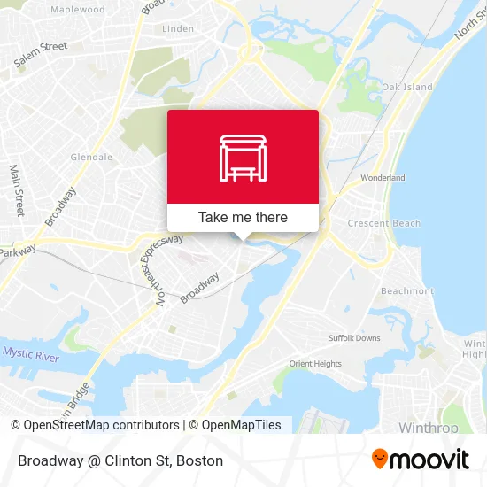 Broadway @ Clinton St map