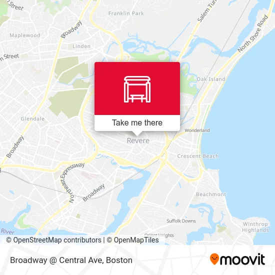 Mapa de Broadway @ Central Ave