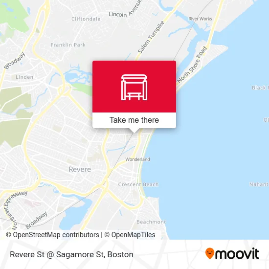Revere St @ Sagamore St map