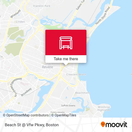 Beach St @ Vfw Pkwy map