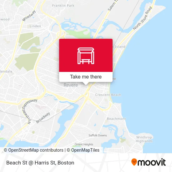 Beach St @ Harris St map