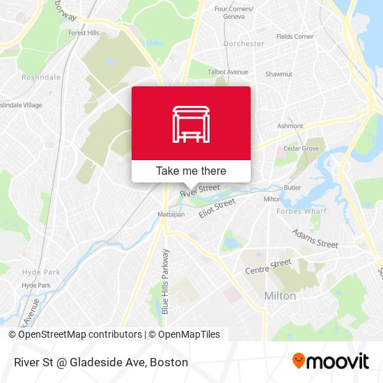 River St @ Gladeside Ave map