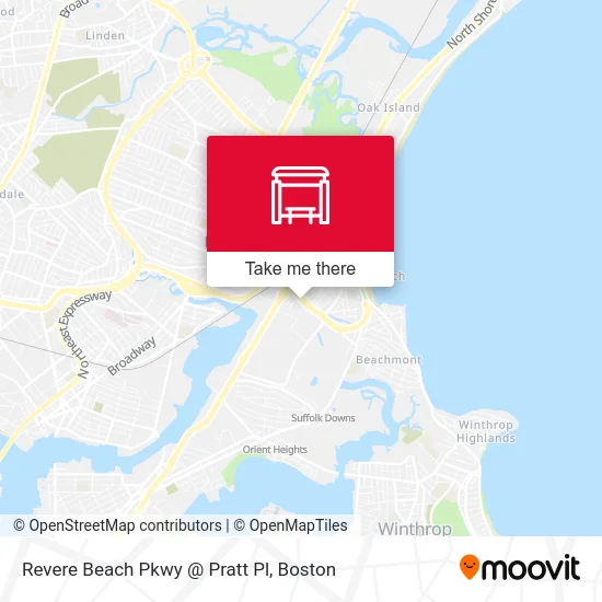 Revere Beach Pkwy @ Pratt Pl map