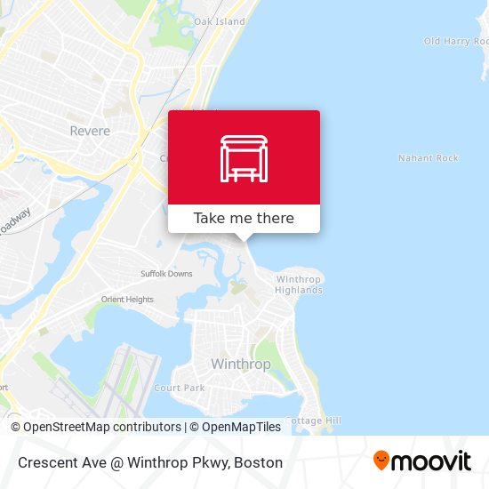 Crescent Ave @ Winthrop Pkwy map
