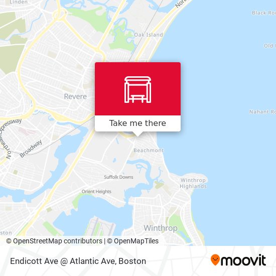 Mapa de Endicott Ave @ Atlantic Ave
