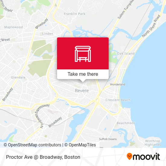 Mapa de Proctor Ave @ Broadway