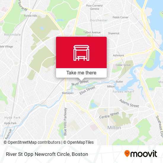 Mapa de River St Opp Newcroft Circle