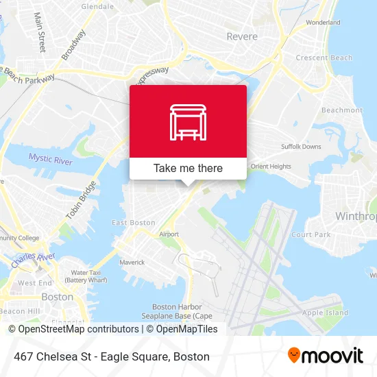 467 Chelsea St - Eagle Square map