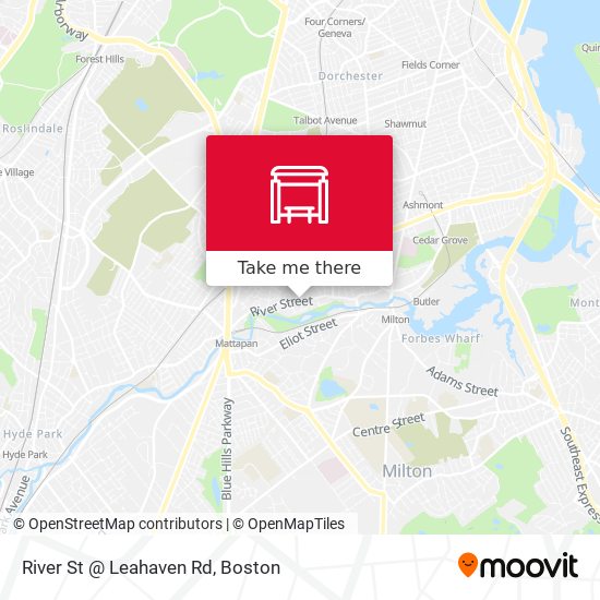 Mapa de River St @ Leahaven Rd