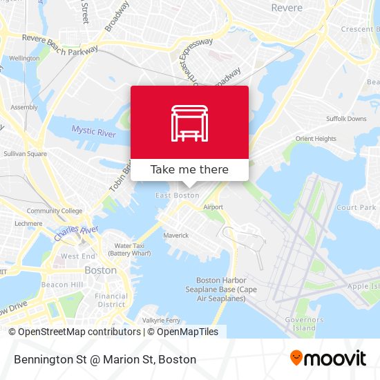 Bennington St @ Marion St map