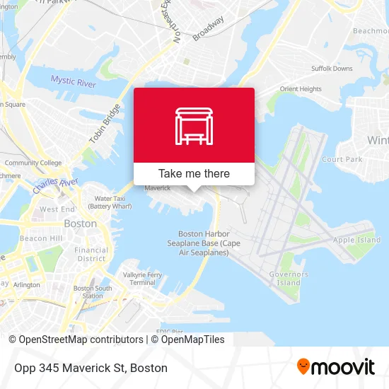 Opp 345 Maverick St map