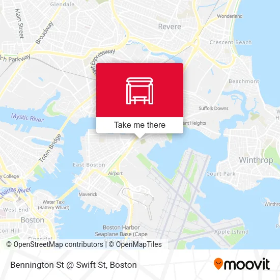Mapa de Bennington St @ Swift St