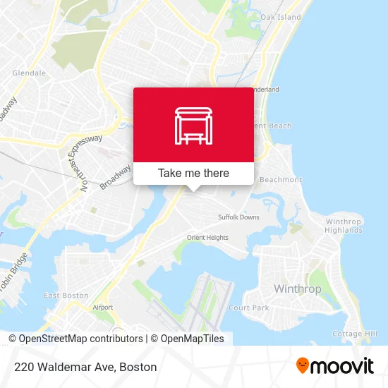 220 Waldemar Ave map