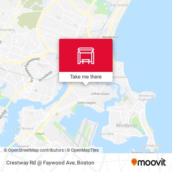 Mapa de Crestway Rd @ Faywood Ave