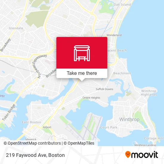 219 Faywood Ave map