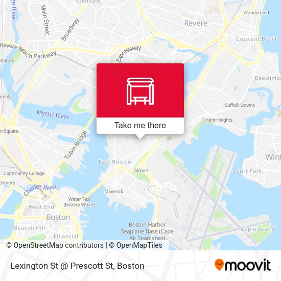 Mapa de Lexington St @ Prescott St