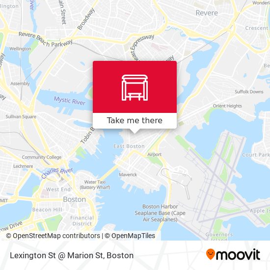 Lexington St @ Marion St map