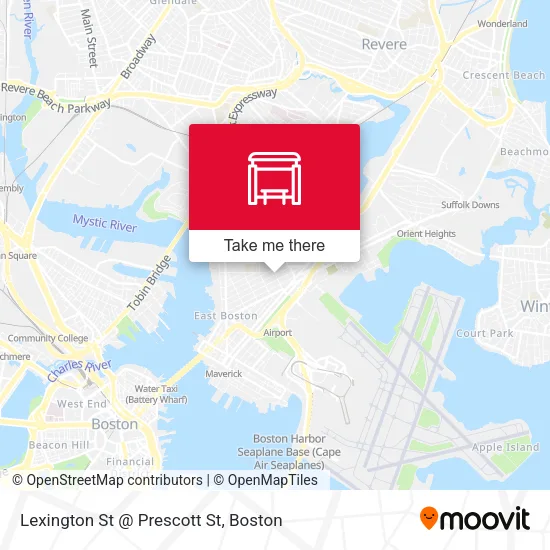 Mapa de Lexington St @ Prescott St
