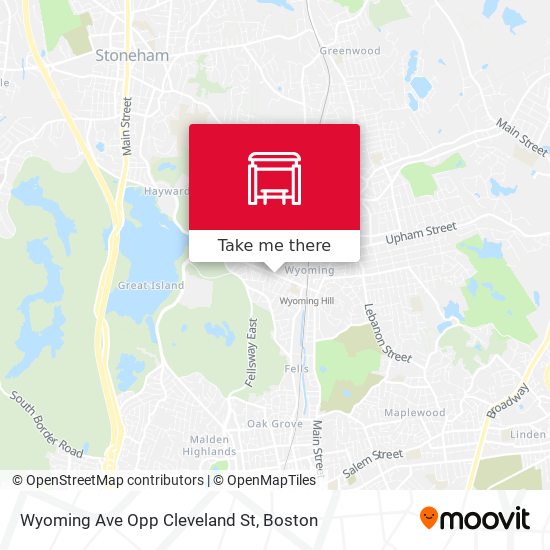 Mapa de Wyoming Ave Opp Cleveland St