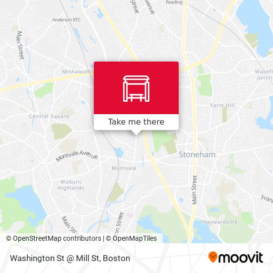 Mapa de Washington St @ Mill St