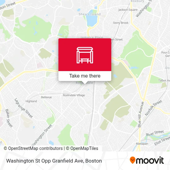 Washington St Opp Granfield Ave map