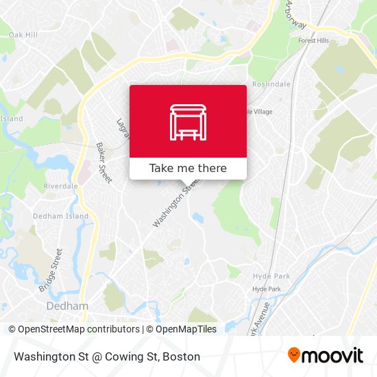 Washington St @ Cowing St map